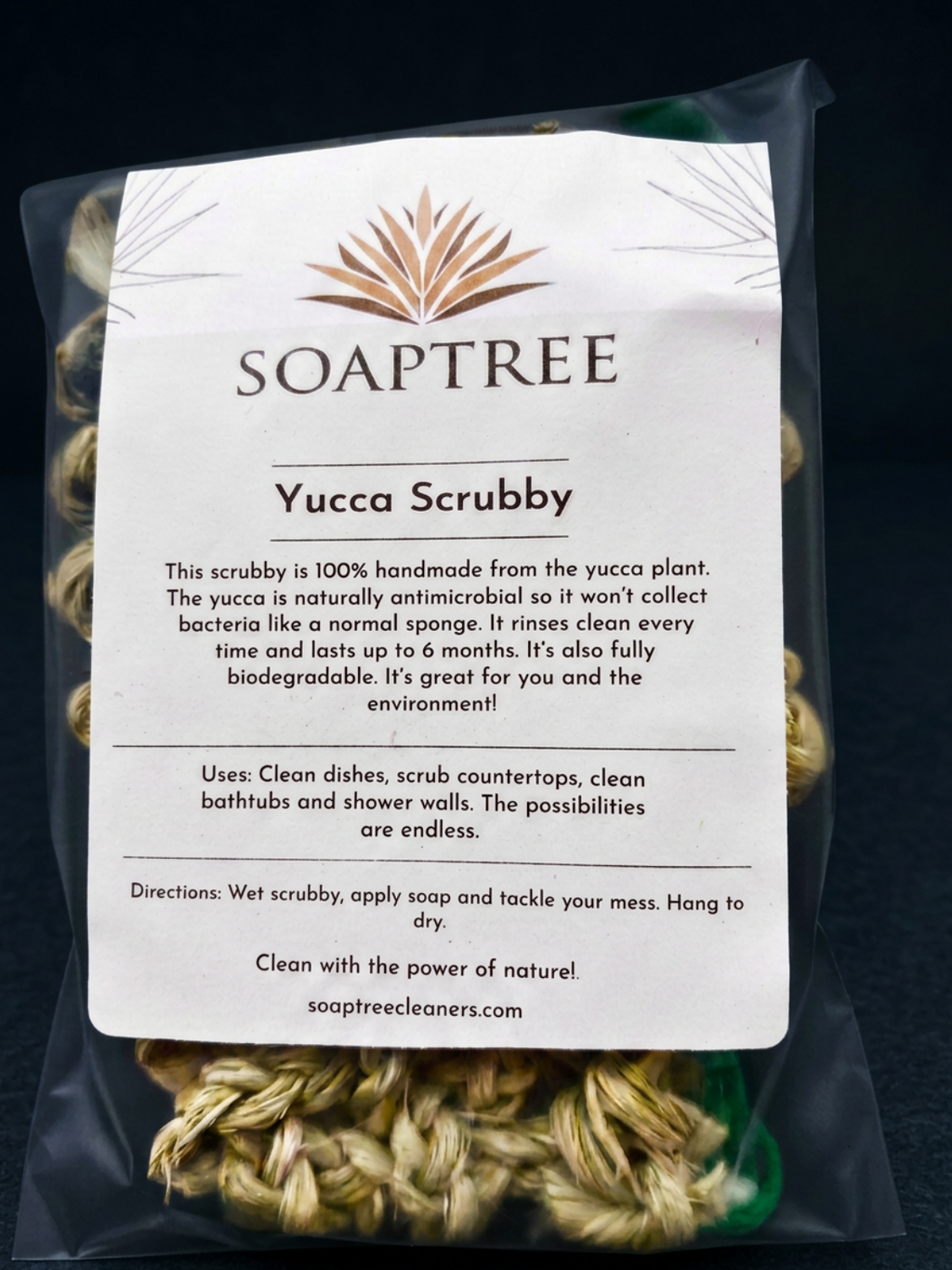Soaptree Cleaners Yucca Scrubby 2 Pack